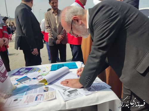 گزارش تصویری || افتتاح کمپ نوروزی ورودی غرب استان در شهرستان بندرگز