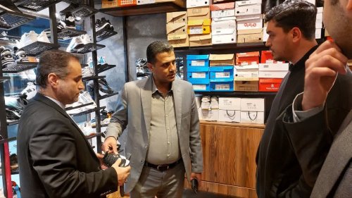بازدید میدانی فرماندار گرگان از اصناف و بازار شب عید