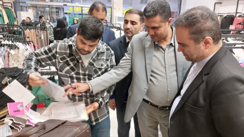 بازدید میدانی فرماندار گرگان از اصناف و بازار شب عید