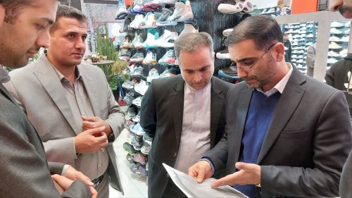 بازدید میدانی فرماندار گرگان از اصناف و بازار شب عید