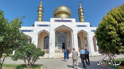 بازدید فرماندار کردکوی  از اسکان مسافرین نوروزی
