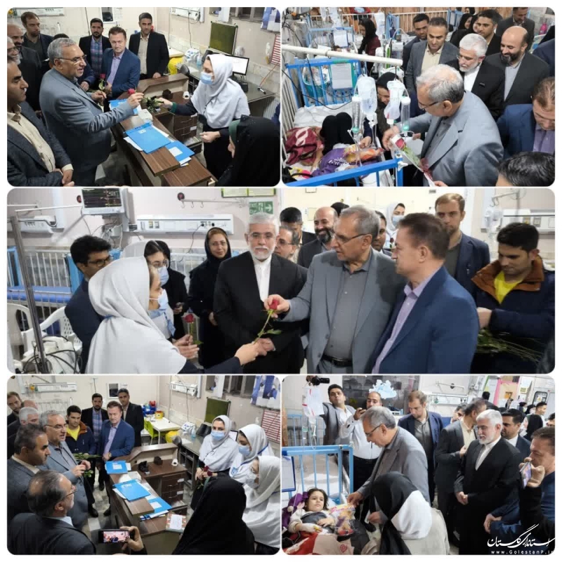 بازدید وزیر بهداشت از مرکز آموزشی درمانی کودکان طالقانی گرگان