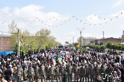 مردم شهرستان علی آبادکتول در روز جهانی قدس