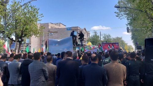 گزارش تصویری|| تجمع مردمی حمایت از عملیات غرور آفرین وعده صادق در گرگان