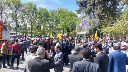 گزارش تصویری|| تجمع مردمی حمایت از عملیات غرور آفرین وعده صادق در گرگان