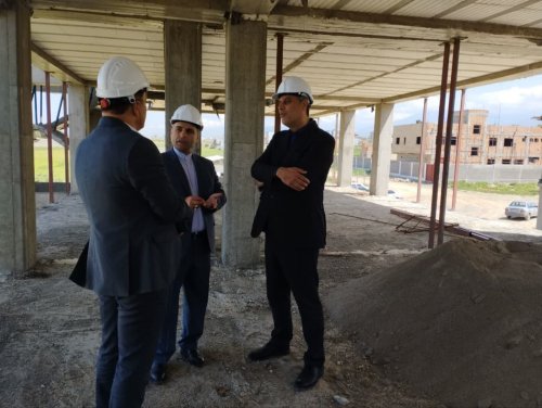 بازدید فرماندار گرگان از روند اجرای نهضت ملی مسکن