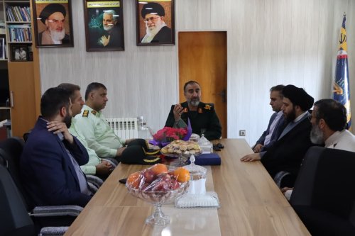 دیدار فرماندار گرگان با فرمانده سپاه نینوا