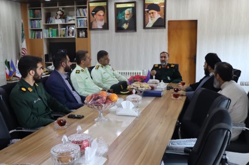 دیدار فرماندار گرگان با فرمانده سپاه نینوا