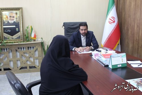 دیدار های مردمی فرماندار آزادشهر با شهروندان برگزار شد