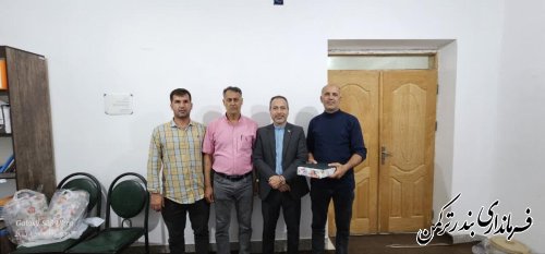 تجلیل بخشدار مرکزی بندرترکمن از شورای نمونه روستایی خواجه لر