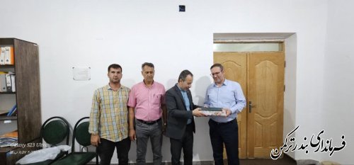 تجلیل بخشدار مرکزی بندرترکمن از شورای نمونه روستایی خواجه لر