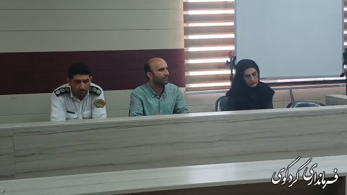 جلسه کارگروه کشاورزی و منابع با محوریت برداشت گندم و کلزا شهرستان کردکوی