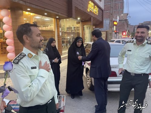 تقدیر فرماندار از عوامل اجرایی "طرح نور " فراجا در آزادشهر