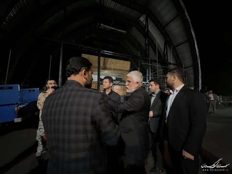 بازدید سر زده استاندار از پروژه موزه دفاع مقدس و مقاومت گلستان