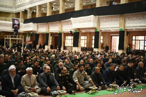 حضور فرماندار گالیکش و همراهان در مراسم گرامیداشت شهید جمهور در مصلی وحدت گرگان