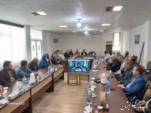 جلسه ستاد مراسم ارتحال حضرت امام (ره) شهرستان گمیشان