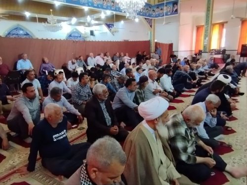 میز خدمت در مصلی شهر سرخنکلاته برگزار شد