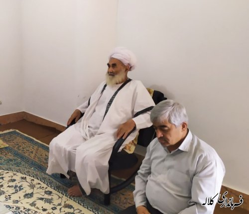 دیدار عیدانه فرماندار کلاله با ائمه جمعه اهل سنت