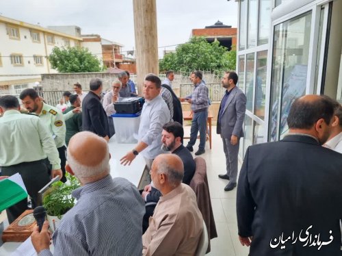 فرایند انتخابات چهاردهمین دوره ریاست جمهوری در شهرستان رامیان آغاز شد