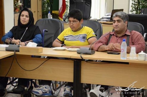 استاندار گلستان :شورای جامع معلولین در استان تشکیل شود