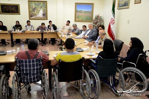 استاندار گلستان :شورای جامع معلولین در استان تشکیل شود