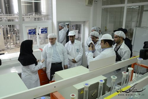 بازدید استاندار گلستان از شرکت شیر پاستوریزه پگاه گلستان