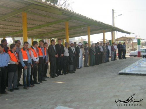 فرماندار شهرستان ترکمن بهمراه جمعی از دولتمردان به مقام شامخ شهیدان ادای احترام کردند