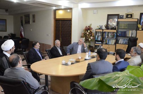 نشست صمیمی استاندار گلستان با مدیران استانی و کشوری سازمان حج و زیارت