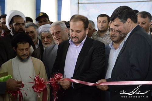 افتتاح متمرکز 61 پروژه عمرانی و اقتصادی شهرستان علی آباد با حضور استاندار گلستان