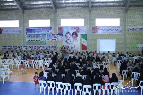 افتتاح سالن های ورزشی روستاهای قلی آباد و شموشک سفلی شهرستان گرگان