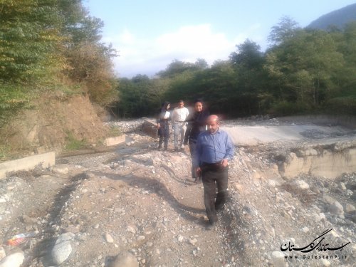 بازدید مدیر کل دفتر مهندسی رودخانه‌ها و سواحل شرکت مدیریت منابع آب ایران از رودخانه های استان گلستان