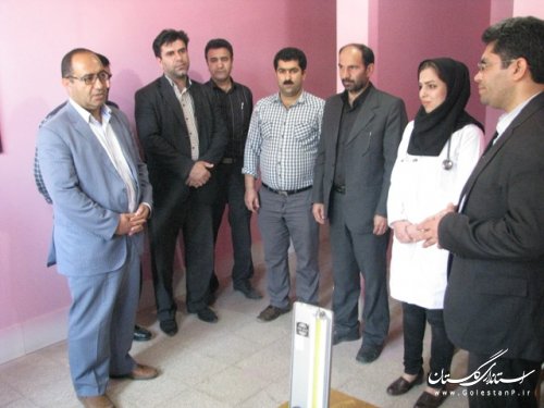 بازدید فرماندارازمراکز بهداشتی شهرستان علی آباد کتول