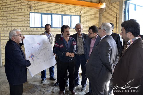 استاندار گلستان از پروژه های آبرسانی گرگان بازدید کرد