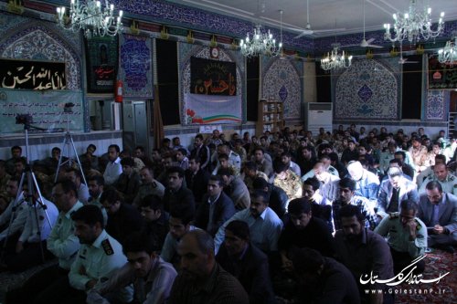 مراسم یادبود و گرامیداشت شهدای ناجا در گرگان برگزار شد 