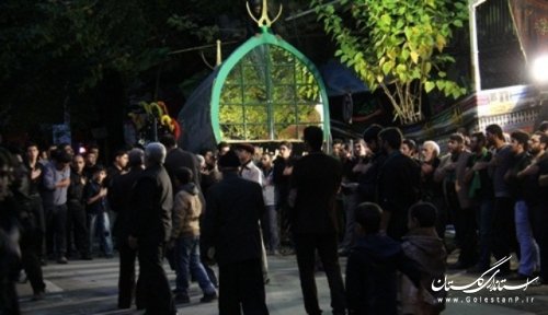 مراسم عزاداری روز تاسوعا در شهرستان علی آباد کتول