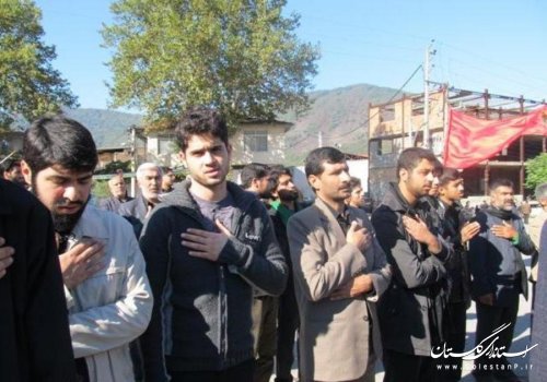 تجمع بزرگ عزادارن رامیانی در روز تاسوعای حسینی