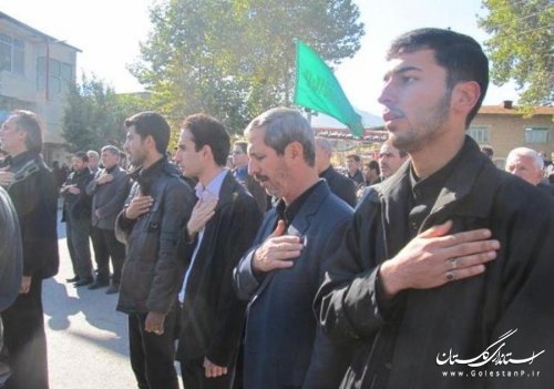 تجمع بزرگ عزادارن رامیانی در روز تاسوعای حسینی