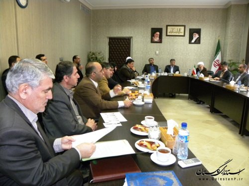 اولین جلسه کمیته امنیت و استقبال سفر ریاست جمهوری به استان گلستان برگزار شد