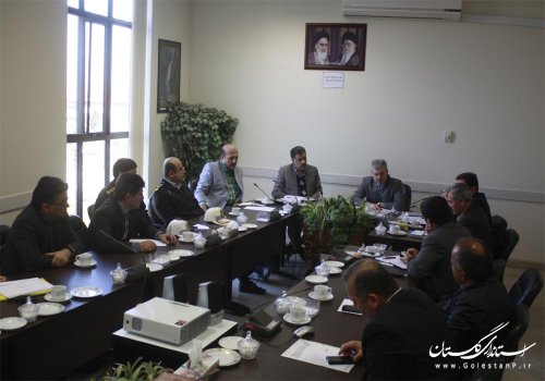 دومین جلسه کارگروه عمران ستادسفر ریاست جمهوری به استان گلستان برگزار شد