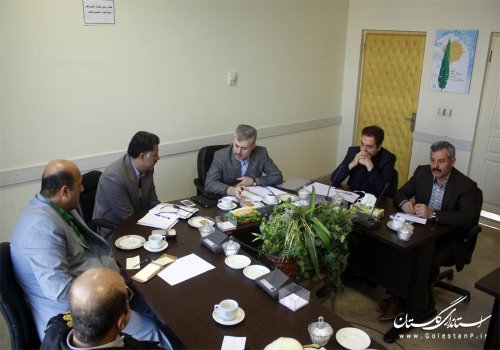 دومین جلسه کارگروه عمران ستادسفر ریاست جمهوری به استان گلستان برگزار شد