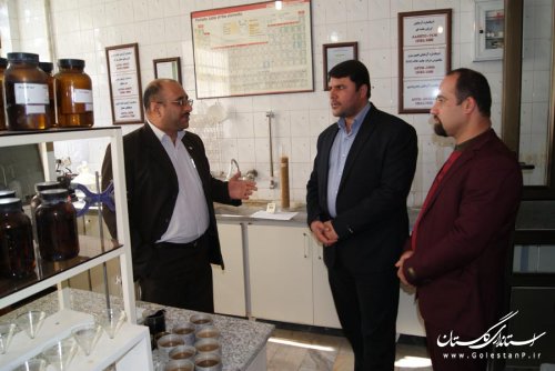 بازدید مدیر کل پدافند غیر عامل از آزمایشگاه فنی و مکانیک خاک استان