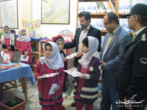 بازدید فرماندار از کتابخانه های شهرستان علی آباد کتول