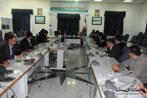 برگزاری کارگروه تخصصی امور سیل و مخاطرات دریایی، برق و آب و فاضلاب استان