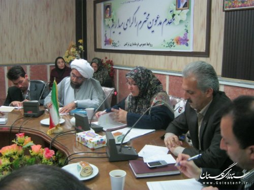 جلسه شورای اداری شهرستان ترکمن با محوریت سفر رئیس جمهور برگزار شد