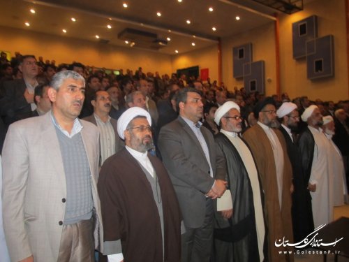 سخنرانی حجت الاسلام والمسلمین دکتر علوی وزیر اطلاعات و استقبال مردم رامیان