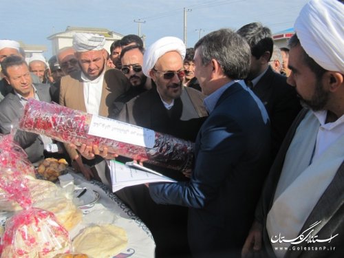 باحضور دستار ویژه رییس جمهور در امور اقوام کارخانه پنیر سازی آشوراده افتتاح شد