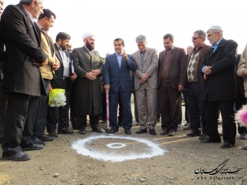 عملیات اجرایی طرح هادی در 5 روستای شهرستان آق قلا آغاز شد