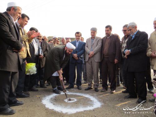 عملیات اجرایی طرح هادی در 5 روستای شهرستان آق قلا آغاز شد