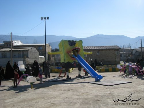 افتتاح چهارمین پارک محله ای شهر رامیان