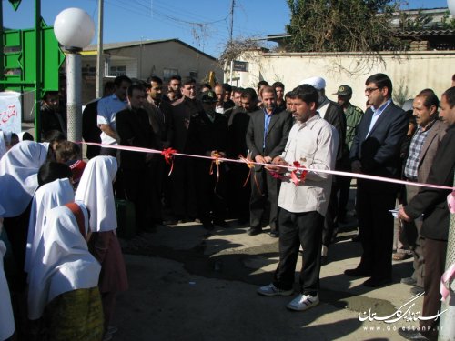 افتتاح چهارمین پارک محله ای شهر رامیان